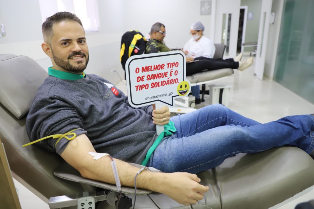 Goiás convoca doadores de sangue antes do feriado de Corpus Christi