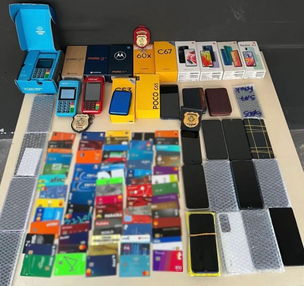 Polícia Civil apreende 31 celulares furtados e prende comerciante em Aparecida de Goiânia