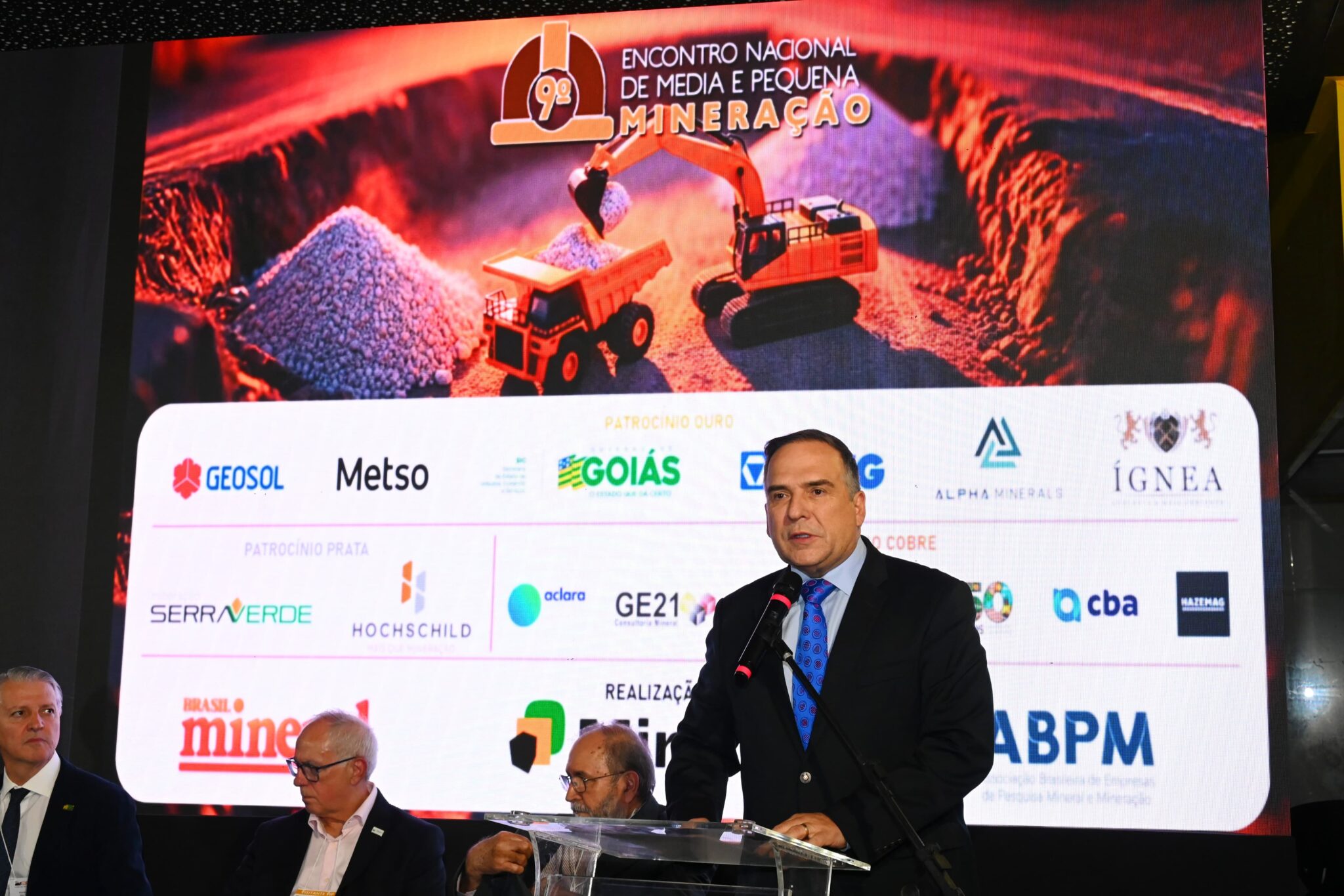 Mabel e Caiado exaltam mineração em abertura da Brasmin e do Encontro Nacional em Goiânia