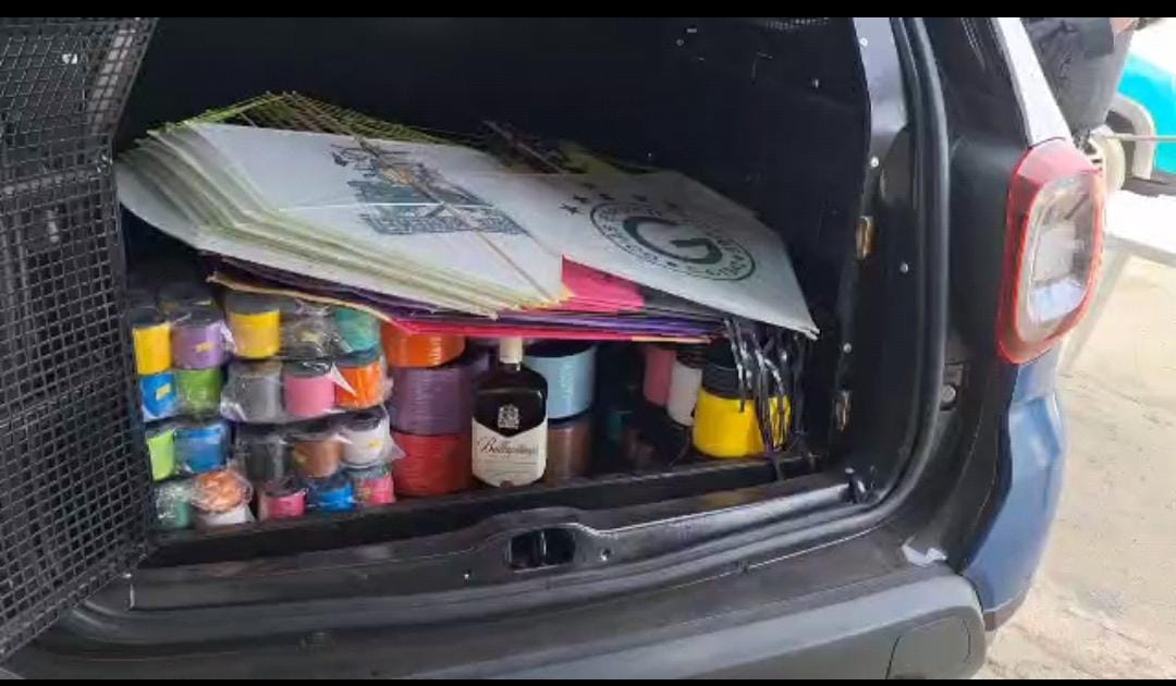 Guarda Municipal prende suspeito de fabricar linhas cortantes para pipas em Aparecida de Goiânia