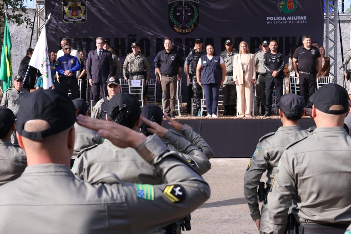 Goiânia inaugura nova sede do Batalhão Maria da Penha