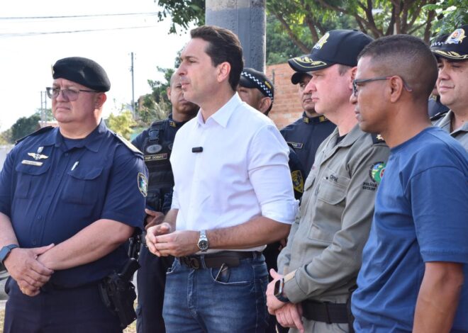 Prefeito Vilela promete rigor após pichação em praça revitalizada no Jardim Tropical