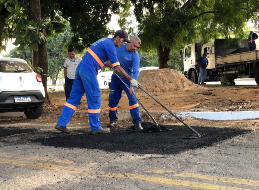 Operação tapa-buracos ultrapassa 38 mil reparos em Goiânia