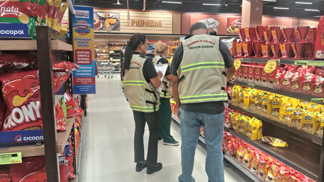 Procon Goiânia: variação de 126,45% nos preços da cesta básica; banana prata lidera alta