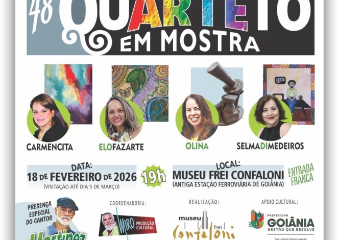 Museu Frei Confaloni recebe vernissage Quarteto em Mostra