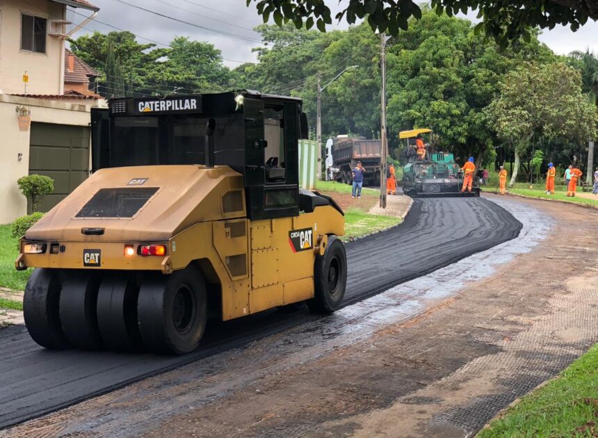 Prefeitura de Goiânia inicia recapeamento em 27 vias da Região Norte