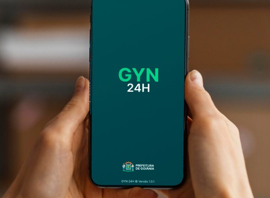 Aplicativo Gyn 24h permite solicitar serviços da Prefeitura de Goiânia pelo celular