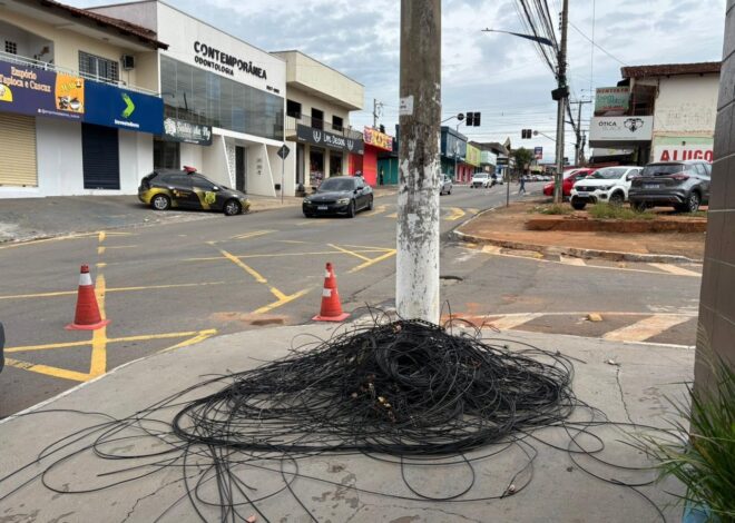 Saiba como solicitar retirada de fios soltos em Goiânia