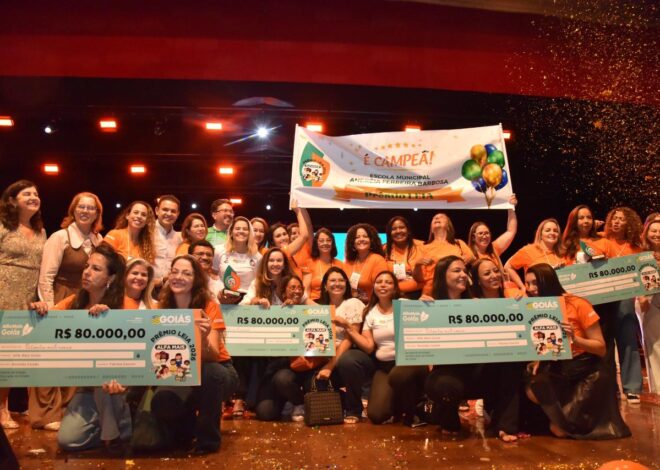 Nove escolas municipais de Aparecida vencem Prêmio Leia 2026