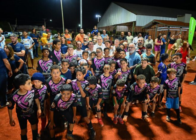 Mabel lança revitalização do campo de futebol do Residencial Orlando de Morais