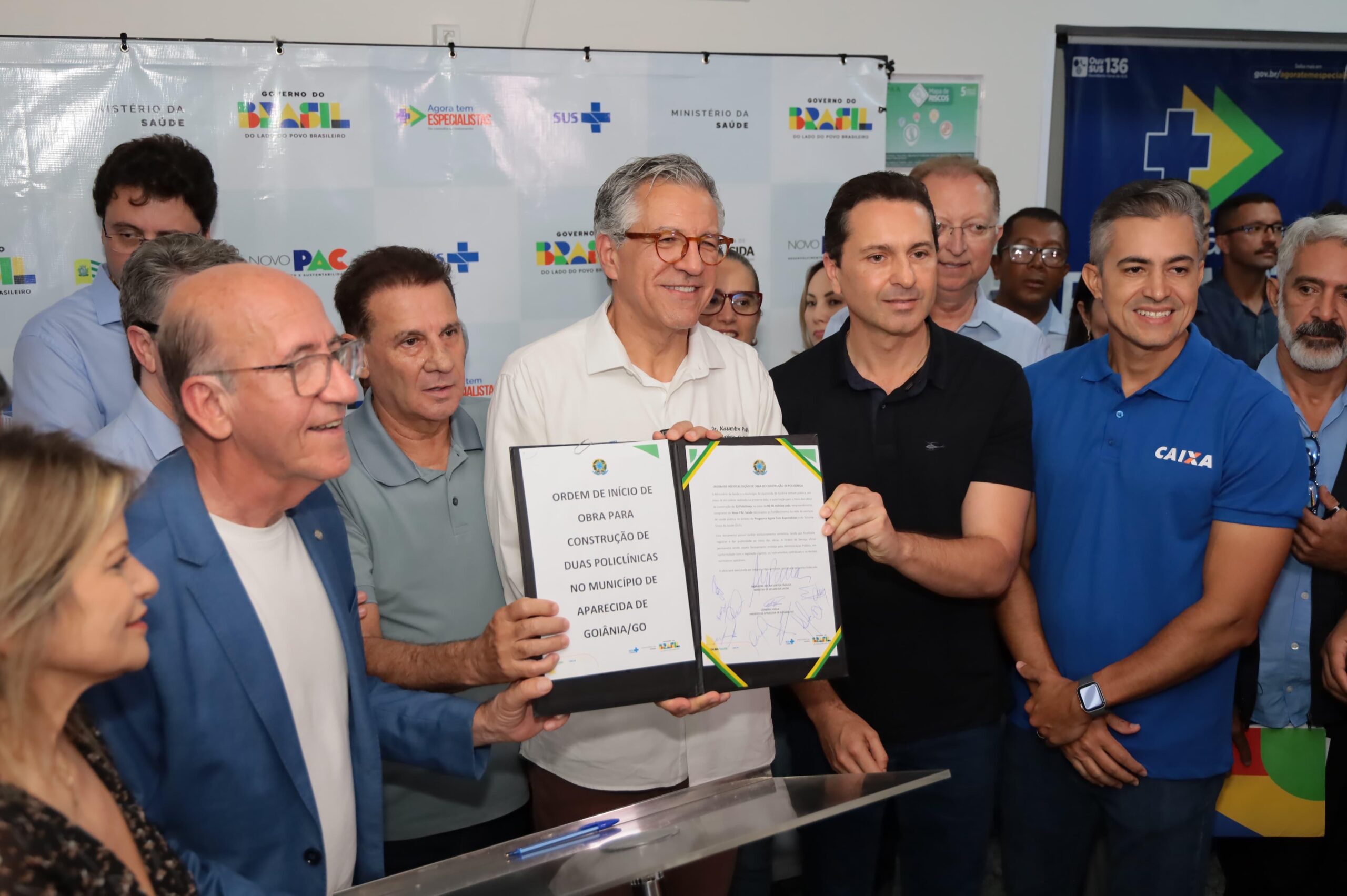 “HMAP é o hospital que mais realiza cirurgias eletivas no Brasil”, diz ministro Padilha ao assinar ordem de serviço de duas policlínicas em Aparecida