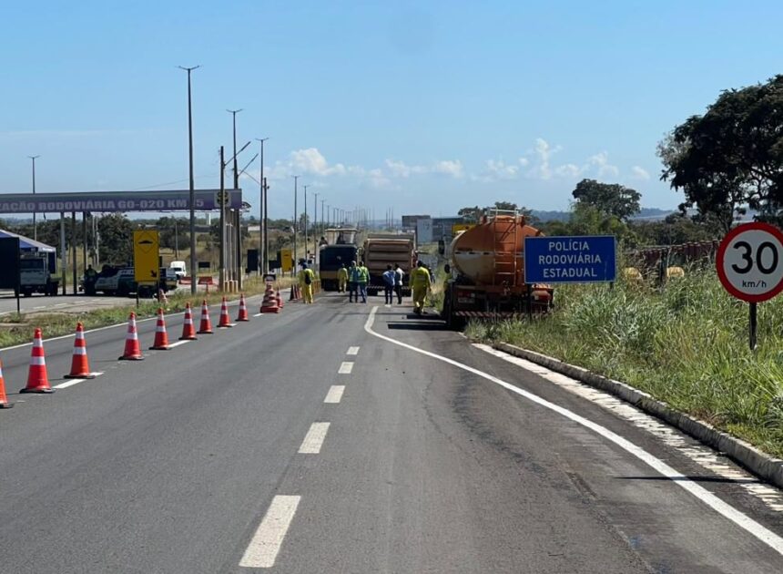 Goinfra inicia obras de restauração da GO-020 na Região Metropolitana de Goiânia