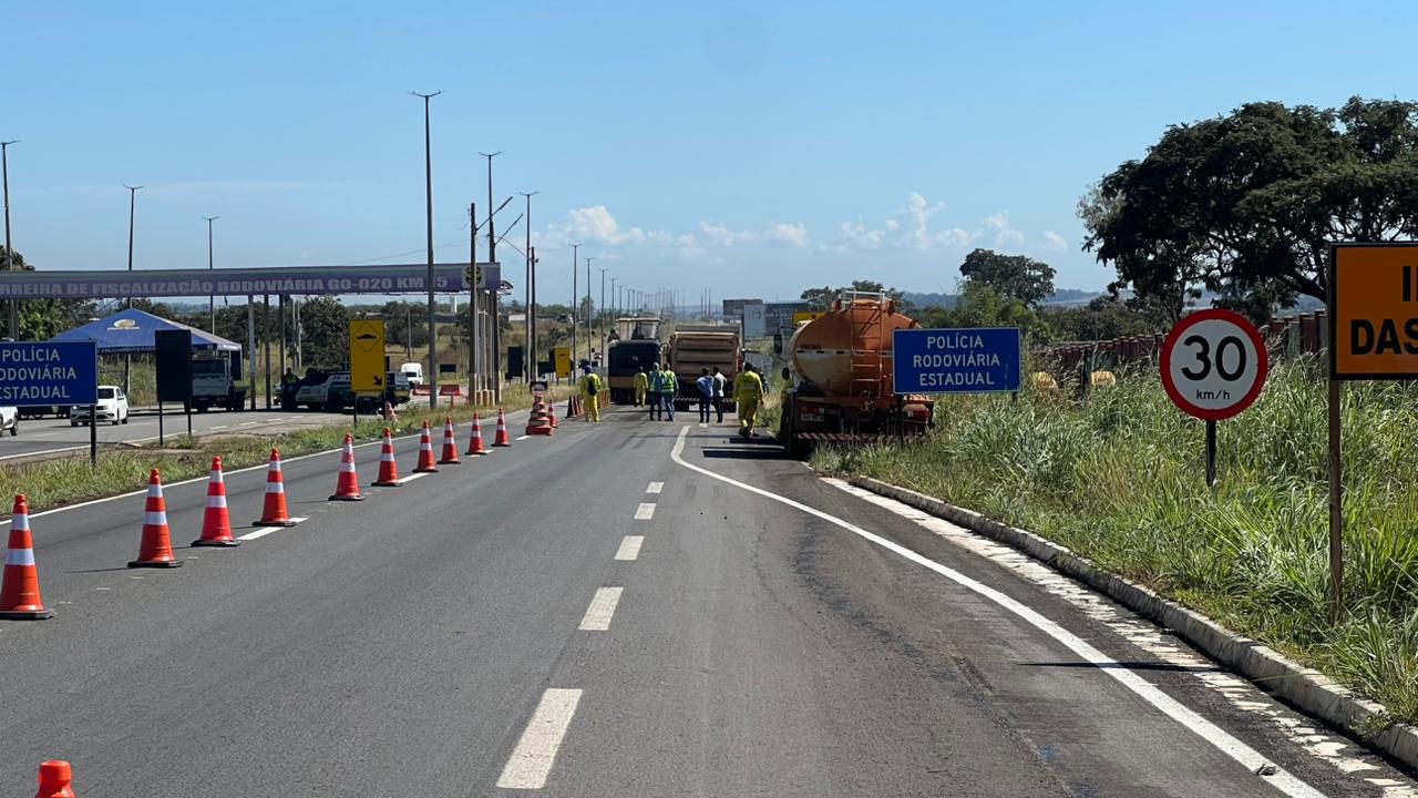 Goinfra inicia obras de restauração da GO-020 na Região Metropolitana de Goiânia