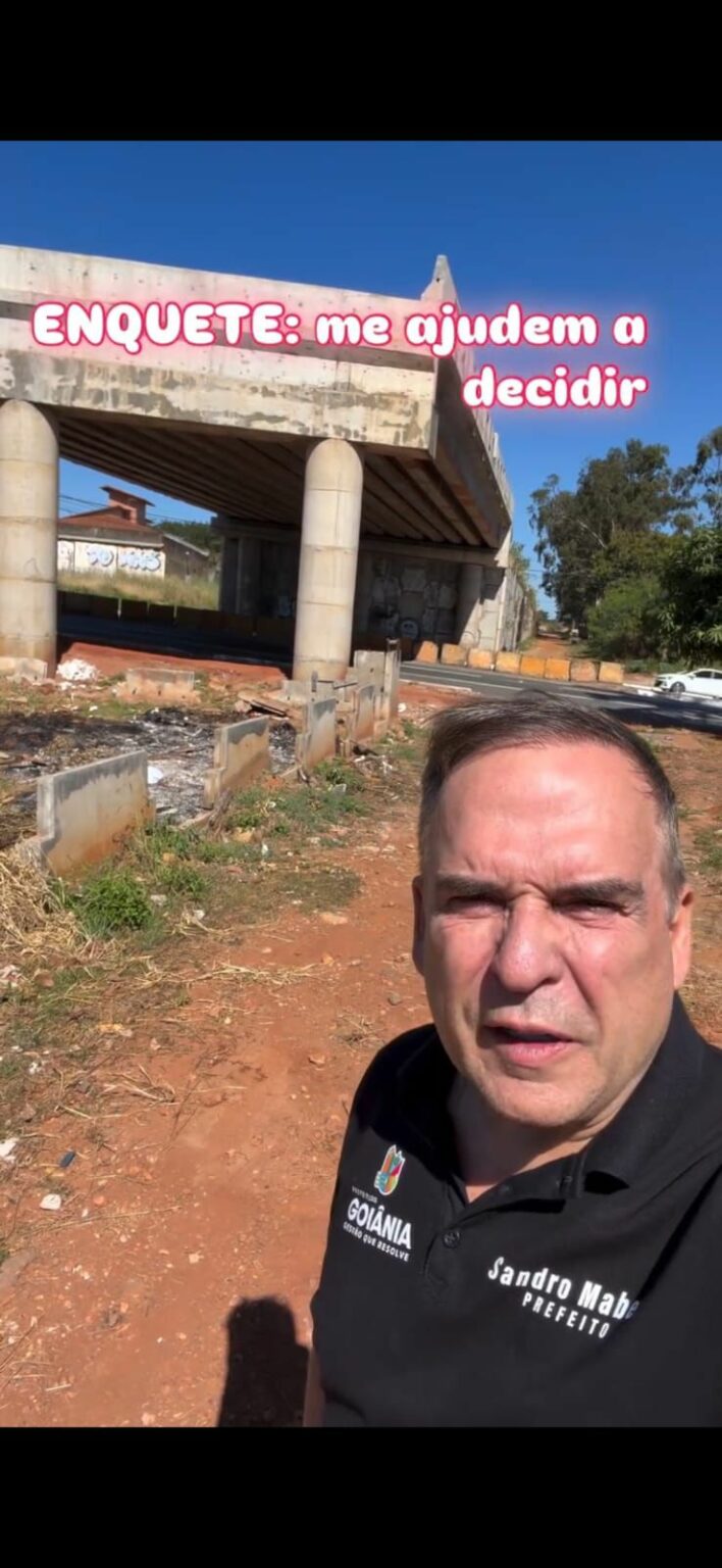 Prefeito Sandro Mabel lança enquete para ouvir população sobre intervenções no viaduto da Avenida Castelo Branco