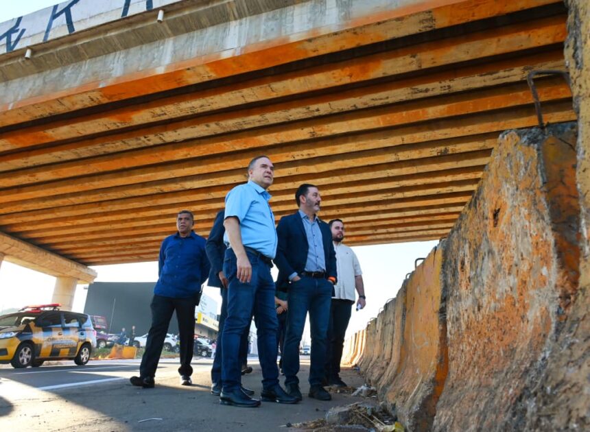 Mabel anuncia melhorias no trânsito da Leste‑Oeste com Castelo Branco e avaliação minuciosa do viaduto