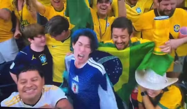 Quem é o torcedor japonês que viralizou com ataque de raiva após derrota para o Brasil; momento foi encenado