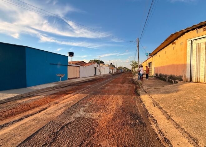 Prefeitura de Aparecida avança em mais frentes de recapeamento no Madre Germana