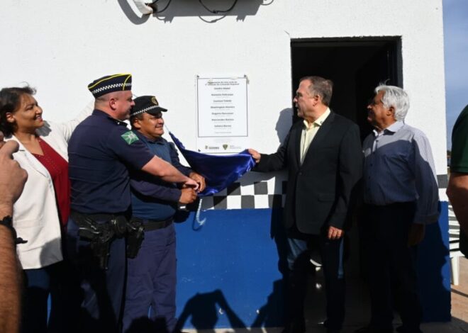 Prefeito Sandro Mabel inaugura nova base da Guarda Civil Metropolitana na região Leste de Goiânia