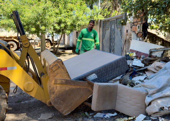 Consórcio Limpa Gyn retira mais de 420 mil toneladas de entulhos no primeiro semestre de 2026