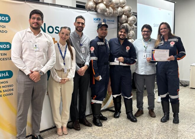 Hospital Municipal de Aparecida homenageia profissionais do Supra por atendimentos ao infarto