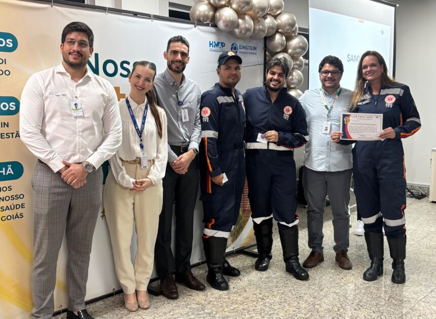 Hospital Municipal de Aparecida homenageia profissionais do Supra por atendimentos ao infarto