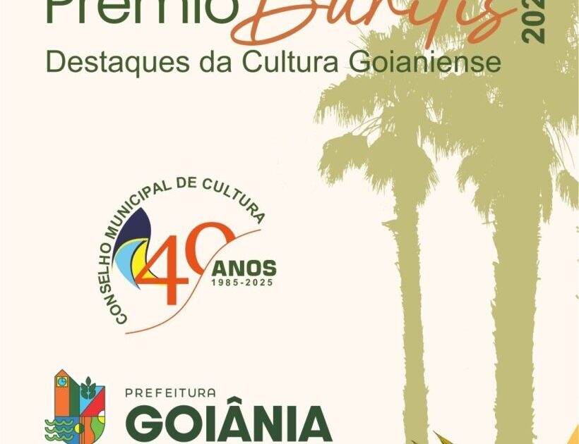 Prêmio Buritis 2026 premia destaques da cultura de Goiânia